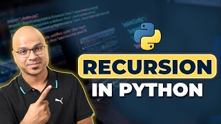 40 Python Tutorial for Beginners  Recursion [upl. by Yhtorod]