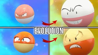 Voltorb  Electrode  Evolution in Pokemon Scarlet amp Violet  SV [upl. by Toddy]