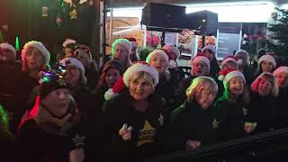 WHAT CHRISTMAS MEANS TO ME Rock Choir at Birkdale Lights Switch On 1st December 2024 [upl. by Eniowtna23]