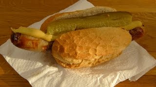 Thüringer Rostbratwurst in a Bread Roll  Im Brötchen [upl. by Haet379]