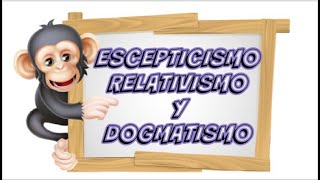 ESCEPTICISMO RELATIVISMO Y DOGMATISMO Corrientes de Conocimiento [upl. by Loresz]