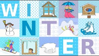 Deutsch lernen der Winter Schnee und Eis  learning German winter snow amp ice [upl. by Josy]