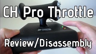 CH Pro Throttle  Review and Disassembly [upl. by Artemahs819]