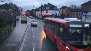 FULL ROUTE VISUAL  London Bus Route 427  Uxbridge to Acton High Street  2574 YX17NVW [upl. by Eltsyrc]