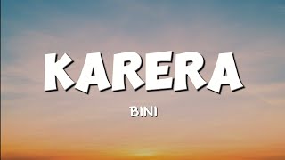 BINI – Karera Lyrics [upl. by Alston544]