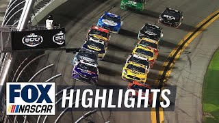 2021 Daytona 500  NASCAR ON FOX HIGHLIGHTS [upl. by Alys]