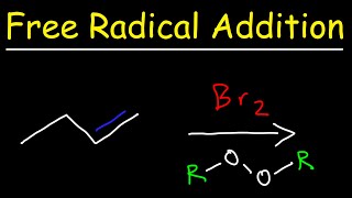 Alkene  HBR  ROOR  Reaction Mechanism [upl. by Ainelec]