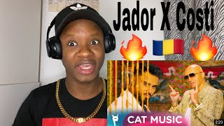 African React To Jador X Costi  Carola Official Video 🔥🇷🇴 [upl. by Jankell]