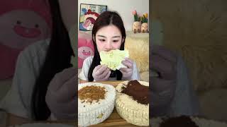 MUKBANG SWEET FOOD YUMMY MOUSSE CAKE [upl. by Victor540]