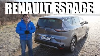 Renault Espace 2016 ENG  Test Drive and Review [upl. by Irisa]