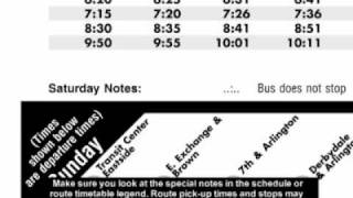 How to Read METRO Bus Schedules [upl. by Larianna]