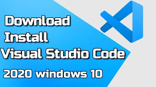 How to Download and Install Visual Studio Code in Windows 10  VS code studio [upl. by Alegnasor]