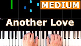 Tom Odell  Another Love  MEDIUM Piano Tutorial  Sheet Music [upl. by Wampler]