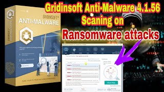 Gridinsoft antimalware Scanning on ransomware attack   anti malware  by technical adnan [upl. by Dnalon77]