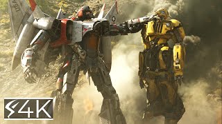 Blitzwing VS Bumblebee 4K Bumblebee [upl. by Atnas]