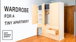 I Built a Wardrobe  Tiny Apartment Build Ep12 [upl. by Remo]