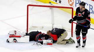 NHL Goalie Injuries [upl. by Frieda255]