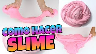 DIY  Como Hacer SLIME  FÁCIL Y SIN BÓRAX  NatyGloss [upl. by Sorci]