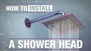 How To Replace a Shower Head [upl. by Medin979]