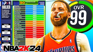 NBA 2K24 BEST Point Guard Build  Unstoppable DEMIGOD Build [upl. by Audrie]