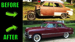 1950 Ford Custom Build  Shoebox  Start To Finish [upl. by Anierdna]