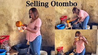 Selling Otombo  Traditional Brew Put Us Through School  Running Errands in the Village  Namibia [upl. by Oiramaj]