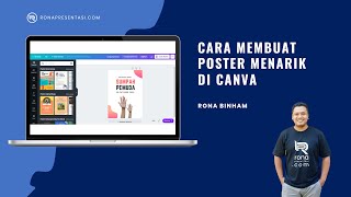 Cara Membuat Poster Di Canva Laptop atau PC Terbaru [upl. by Sicnarf455]