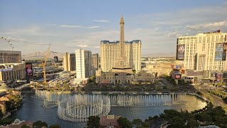 Bellagio  Fountain View Two Queen Las Vegas NV [upl. by Eneleahcim]