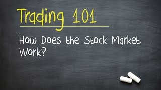 Trading 101 How Does the Stock Market Work [upl. by Vivianne]