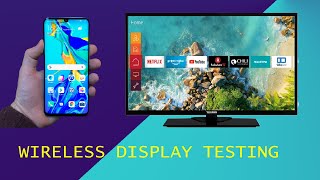 How to connect an Android mobile with Telefunken D32F551R1CW  through Wireless Display [upl. by Ariayek]