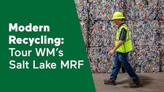 Modern Recycling Tour WM’s Salt Lake MRF [upl. by Arsi61]