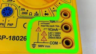 Multimeter Anleitung [upl. by Sherburne]