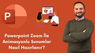 Powerpoint Zoom İle Animasyonlu Sunumlar Nasıl Hazırlanır  🔥Ücretsiz Şablon  Oğuzhan ÇOLAK [upl. by Naitsihc]