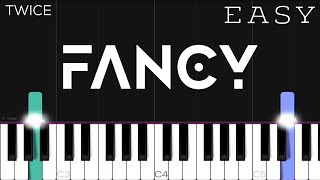 TWICE  Fancy  EASY Piano Tutorial [upl. by Eniksre262]