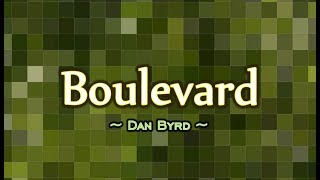 Boulevard  Dan Byrd KARAOKE VERSION [upl. by Yrailih906]