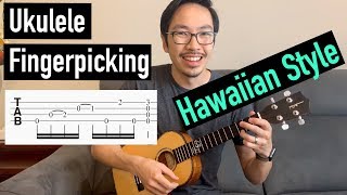 Ukulele Fingerpicking Lesson  Hawaiian Style WITH TABS [upl. by Notlef36]