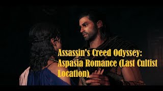 Assassins Creed Odyssey Aspasia Romance Last Cultist Location [upl. by Sunny]