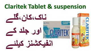 claritek tablet uses in urdu clarithromycin uses claritek dose [upl. by Eiroj665]