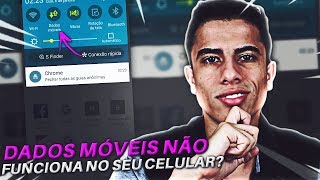 Dados móveis não funciona no celular APRENDA RESOLVER [upl. by Leuname]