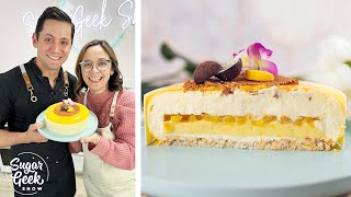 Mango Mousse Cake Recipe Gluten Free [upl. by Eniar]