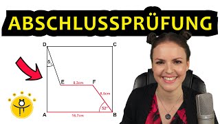 ABSCHLUSSPRÜFUNG Realschule Mathe – 10 Klasse Sinus Cosinus Tangens rechtwinkliges Dreieck [upl. by Mauceri736]