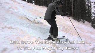 Learn To Ski Moguls  Green Line Mogul Skiing Technique Demo [upl. by Dett]