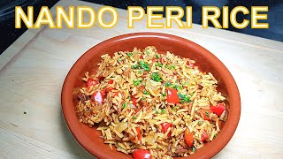 Nandos Spicy Rice Recipe [upl. by Neelhtac]