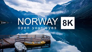 Norway in 8K ULTRA HD HDR  Most peaceful Country in the World 60 FPS [upl. by Imim]