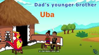 Basic Ndebele reading and speaking for kids Ep5  Preschool  Family members amp animals [upl. by Aihseym305]