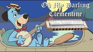 Oh My Darling Clementine  Harmonica Huckleberry Hound TABS IN DESCRIPTION [upl. by Onahpets961]