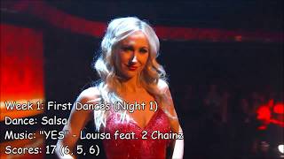 Nikki Glaser  All Dancing With The Stars Performances [upl. by Joceline]