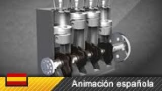 ¿Cómo funciona un motor diesel Animación [upl. by Datha]