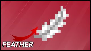 How To Use Feathers In Minecraft [upl. by Schroder]