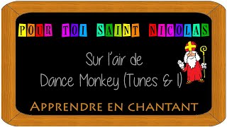 PEDAGOGIE Pour saint Nicolas monkey dance [upl. by Aiyram]